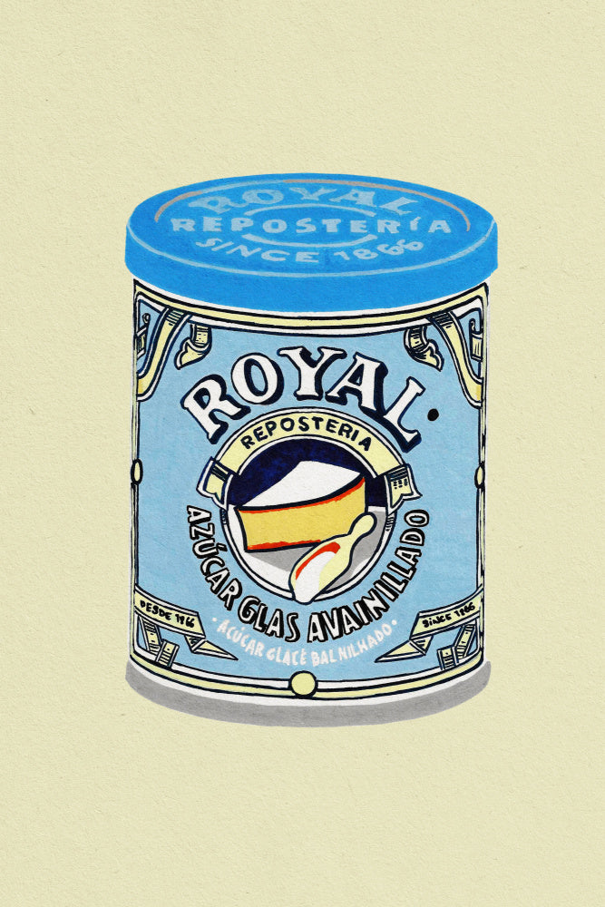 Retro Powdered Sugar | Poster