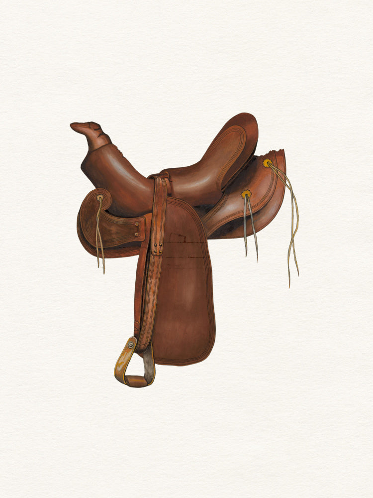 Classic Western Saddle | Canvas