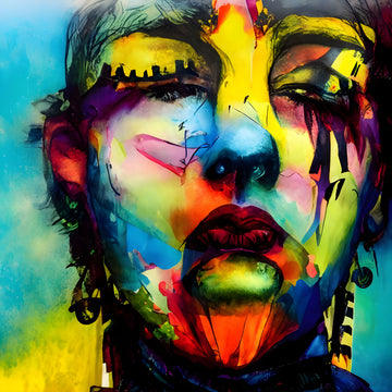 Vibrant Abstract Portrait | Poster