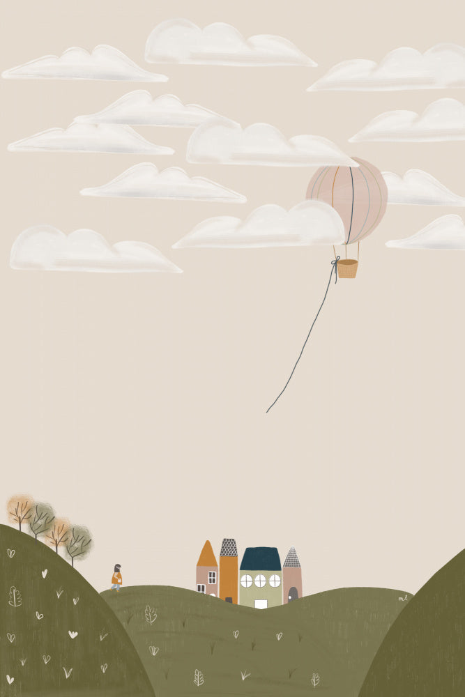 Dreamy Village Journey | Poster