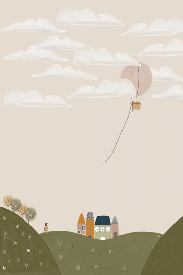 Dreamy Village Journey | Poster