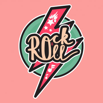 Rock and Roll Lightning | Canvas