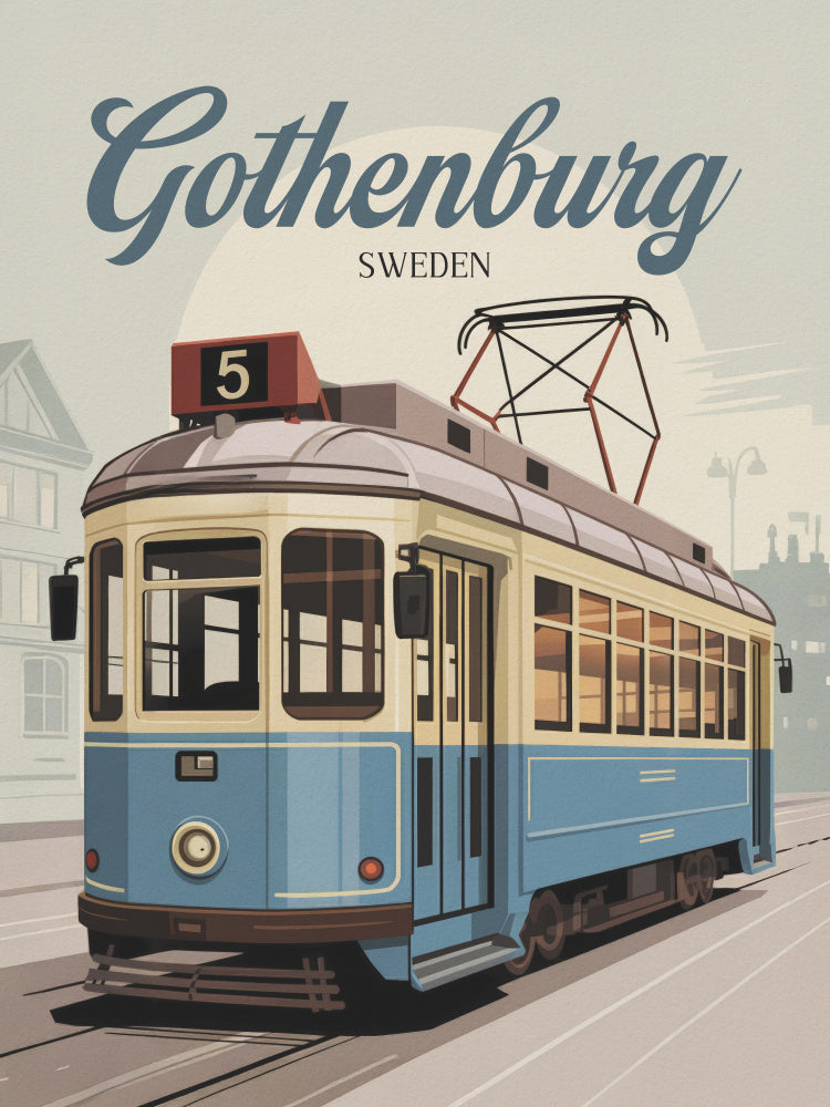 Gothenburg Vintage Tram | Poster