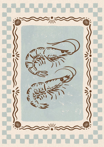 Rustic Shrimp Duo | Poster