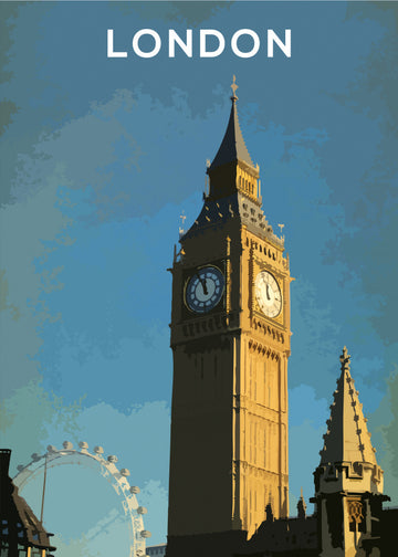 Big Ben London Eye | Canvas