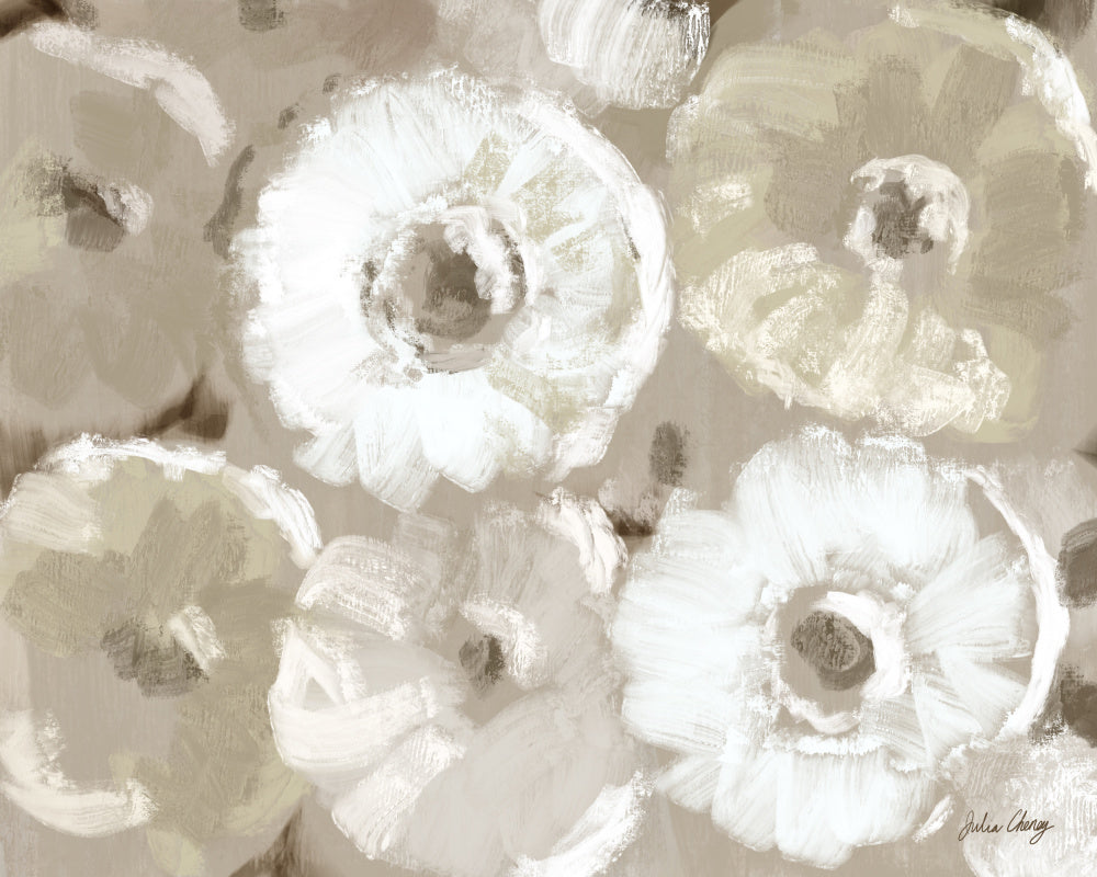 All Over White Flowers | Canvas