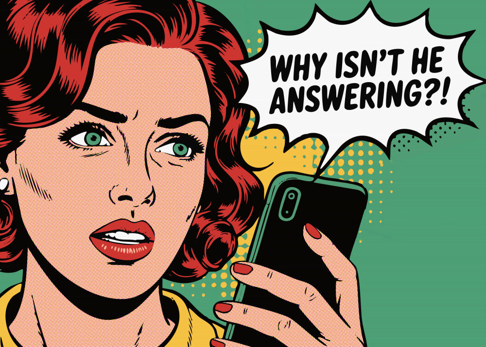 Frustrated Pop Art Call | Poster