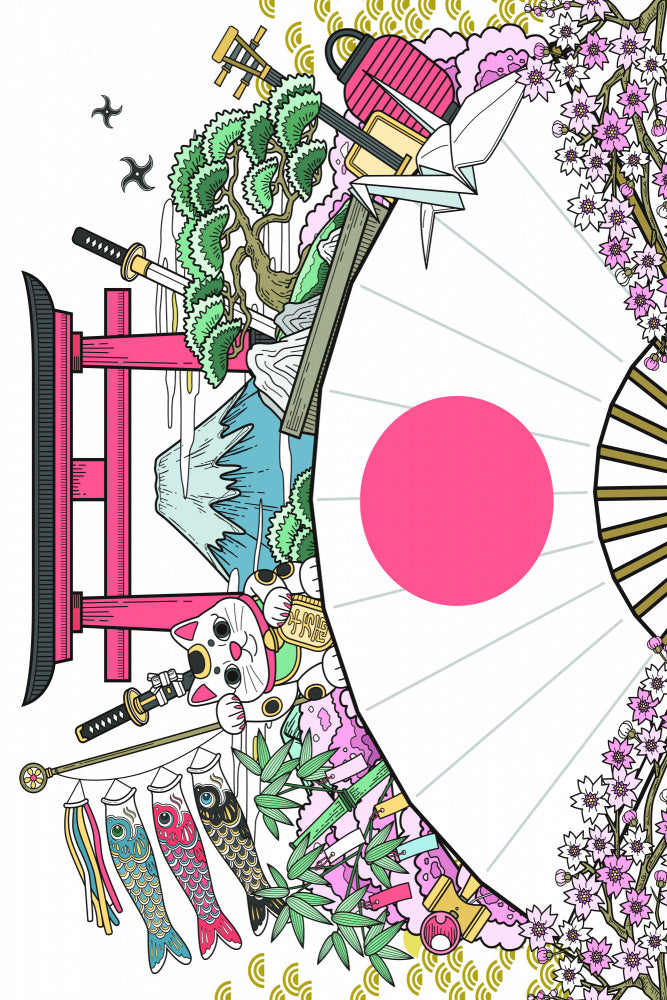 Japanese Culture Collage | Canvas