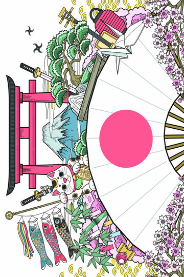 Japanese Culture Collage | Canvas