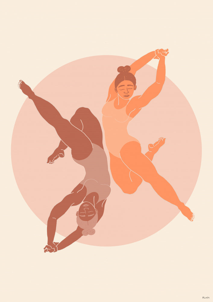Dancing Women Balance | Canvas