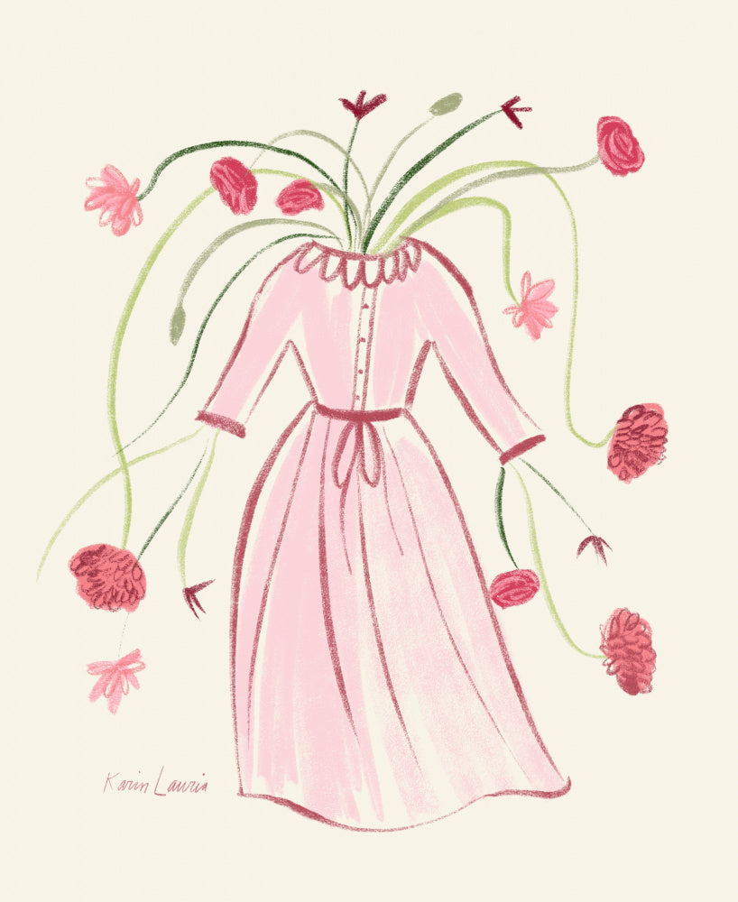 Blooming Pink Dress | Poster