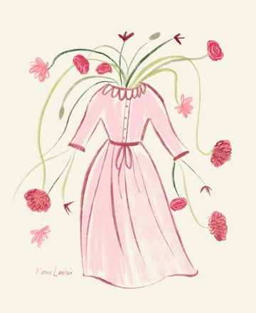 Blooming Pink Dress | Poster