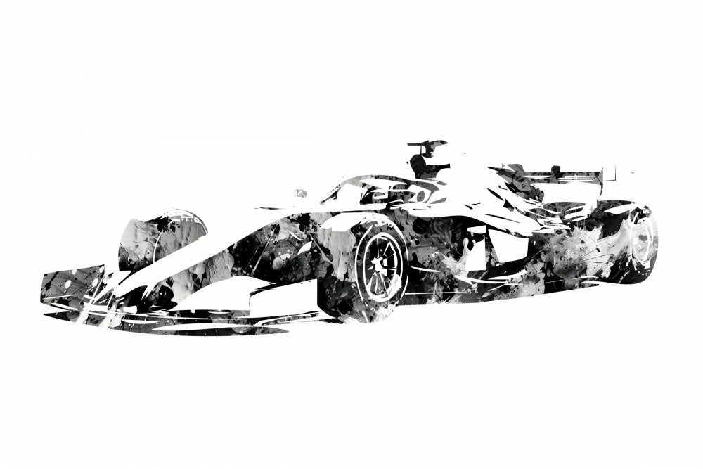 Abstract Formula Racer | Poster