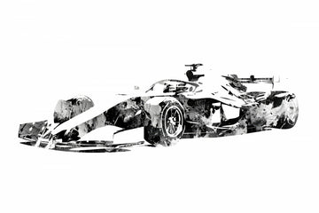 Abstract Formula Racer | Poster
