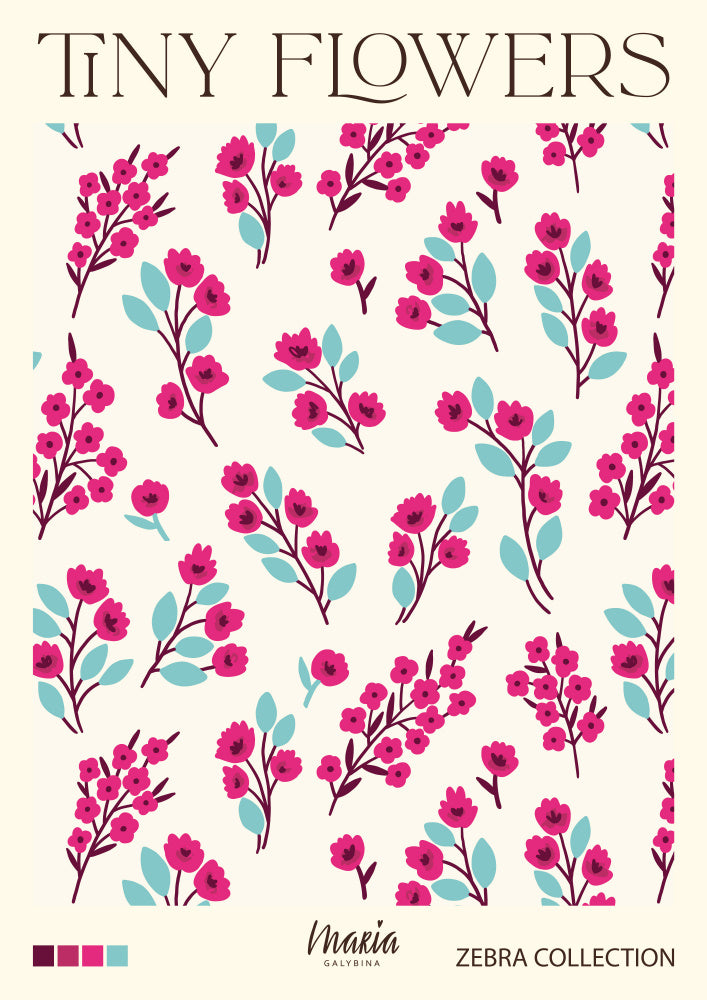 Tiny Pink Blooms | Poster