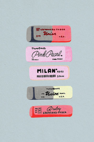 Retro Eraser Collection | Canvas