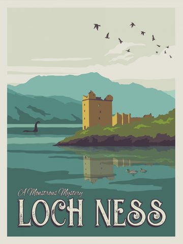 Loch Ness Monster Castle | Poster