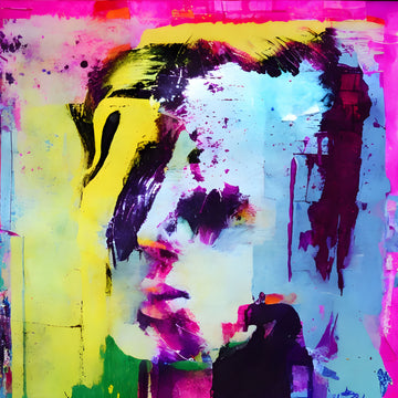 Vibrant Pop Expression | Canvas