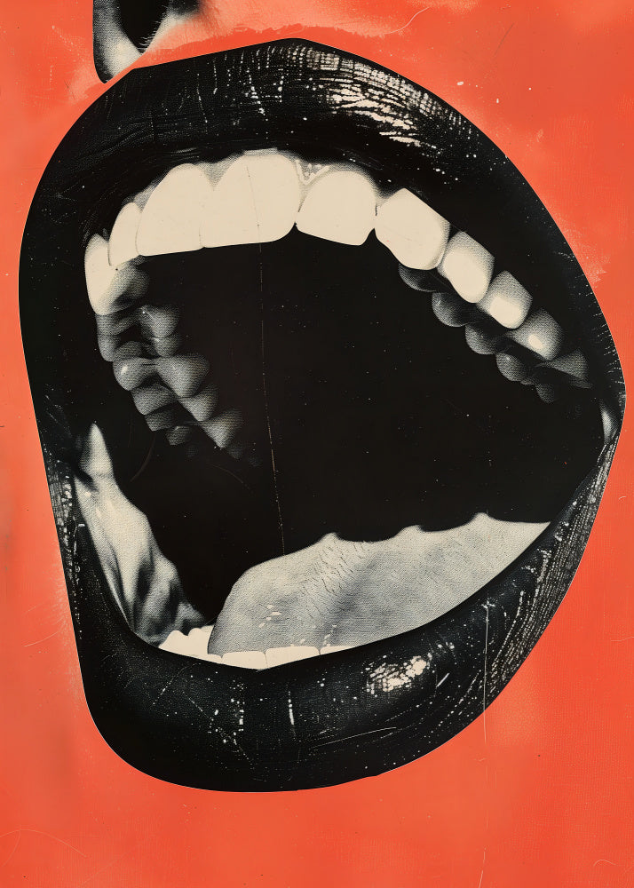 Screaming Open Mouth | Poster