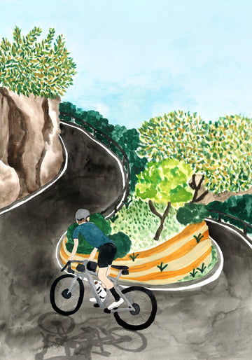 Scenic Mountain Cycling | Canvas