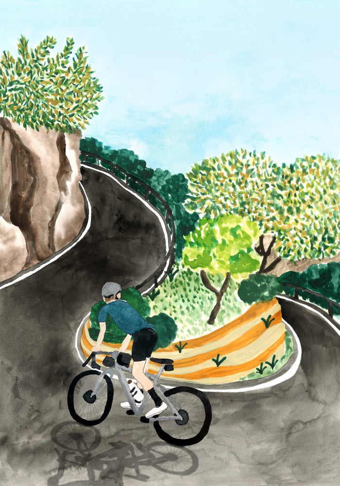 Scenic Mountain Cycling | Poster