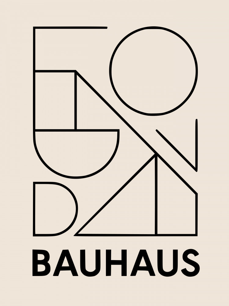 Bauhaus Geometric Design | Canvas