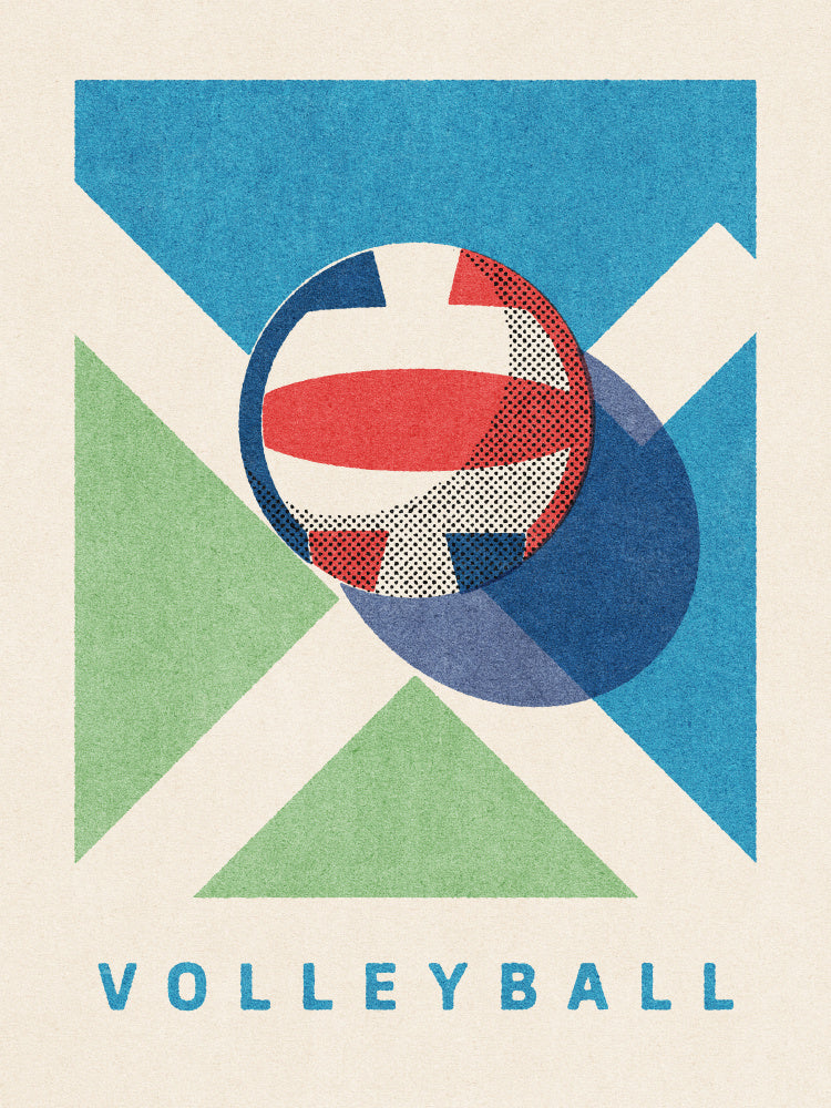 Retro Volleyball Game | Canvas