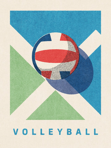 Retro Volleyball Game | Canvas