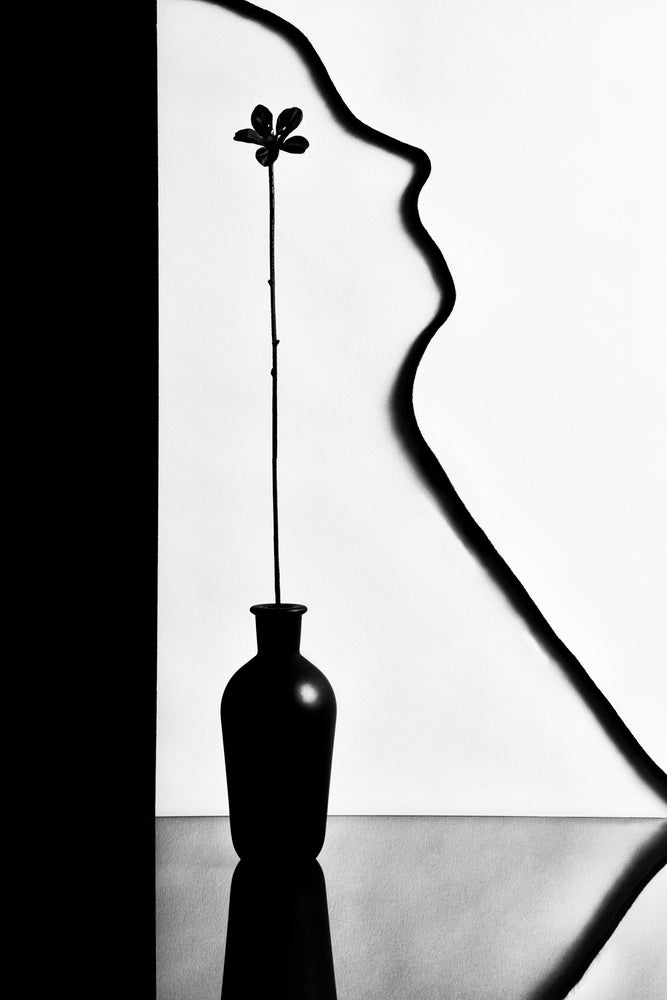 Elegant Profile Bloom | Canvas