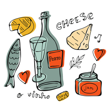 Porto Food and Wine Sketch | Poster