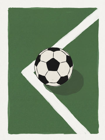 Soccer Ball Corner | Poster
