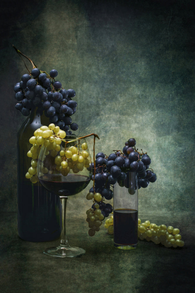 Rustic Wine Grapes | Canvas