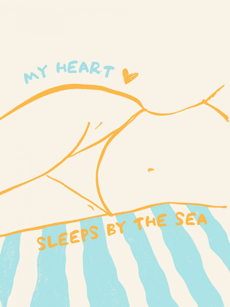Heart Sleeps By The Sea | Canvas