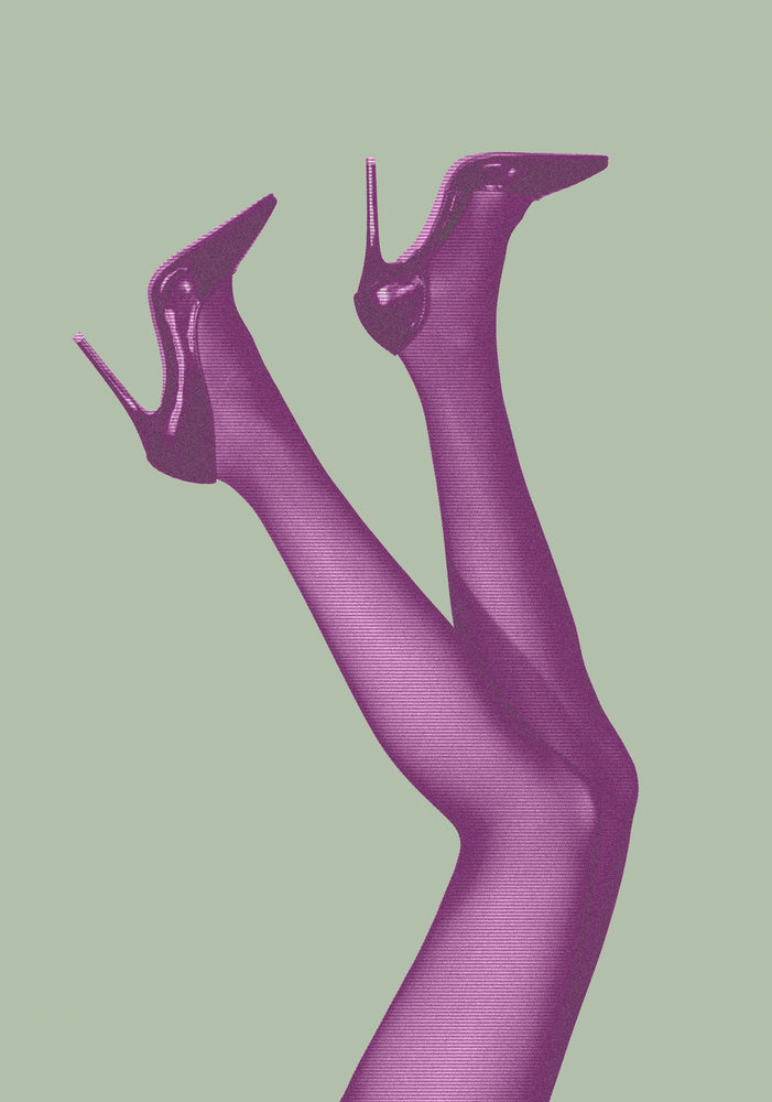 Vibrant Purple Legs | Poster
