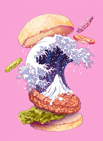 Dynamic Wave Burger | Poster