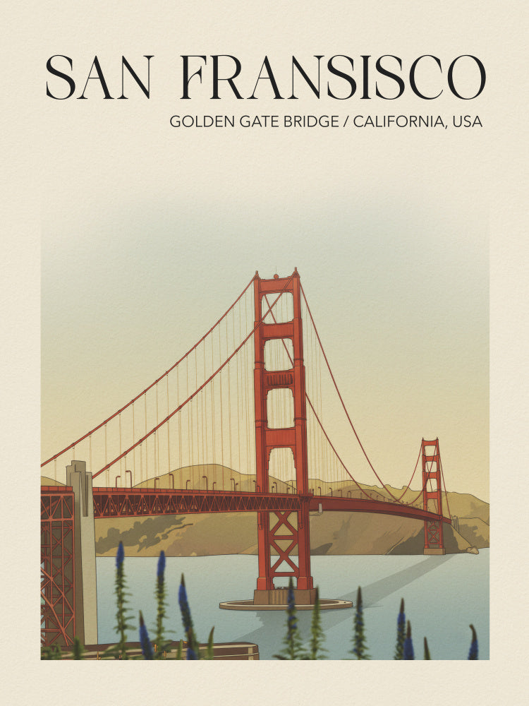 Golden Gate Bridge California | Poster