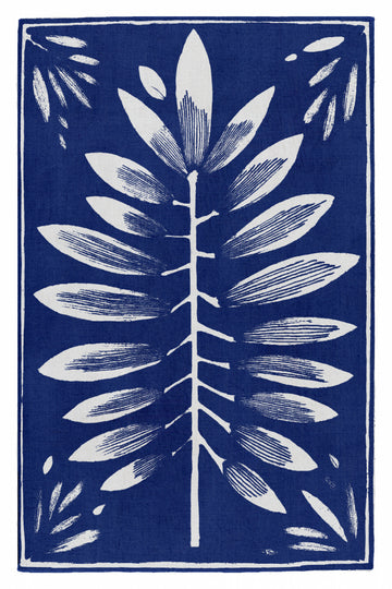 Stylized Blue Foliage | Poster