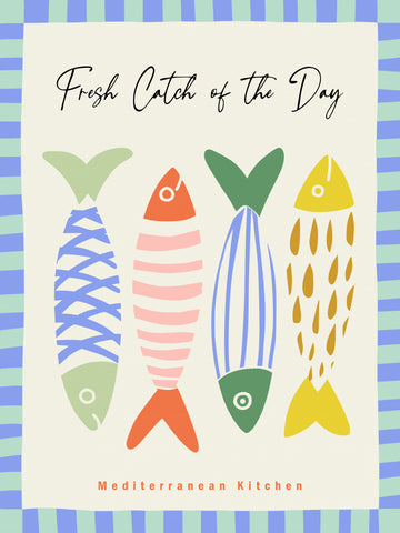 Colorful Mediterranean Fish | Canvas