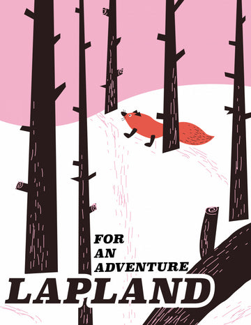 Lapland Fox Winter Forest | Canvas
