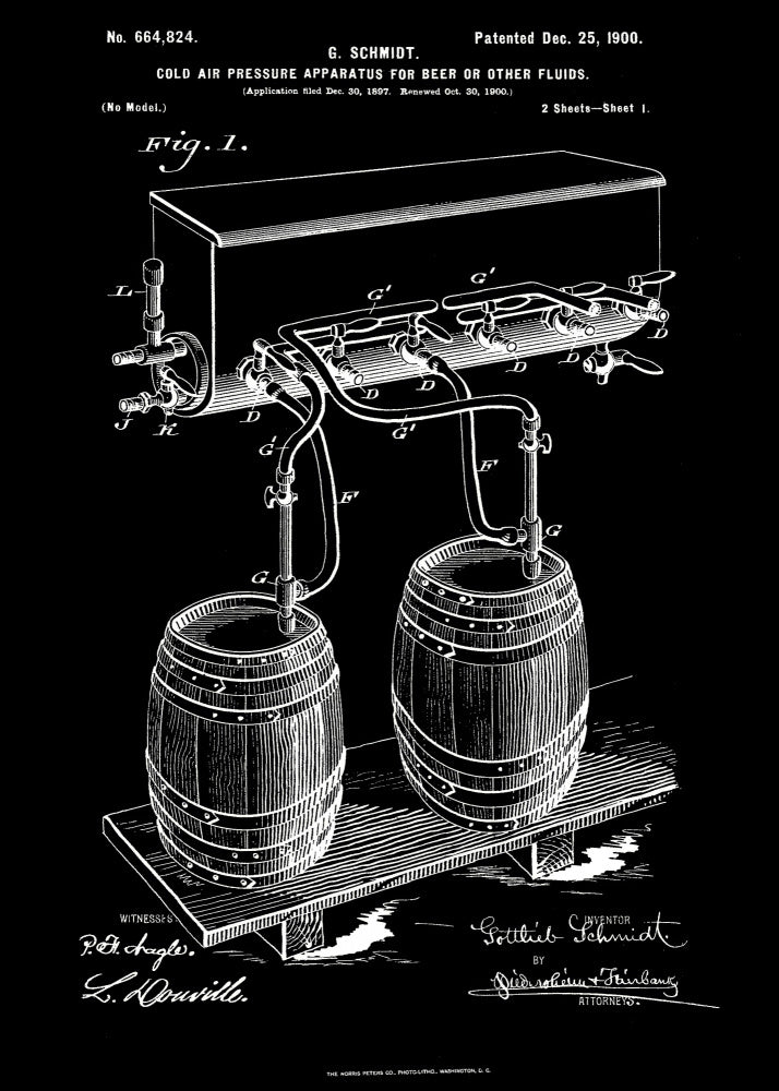 Vintage Beer System Patent | Poster