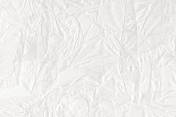 White Canvas Resembling Crumpled Paper | Poster