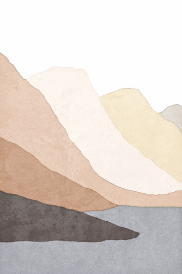 Desert Mountain Layers | Poster