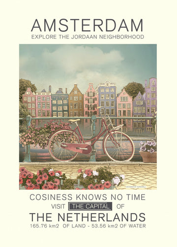 Amsterdam Canal Bicycle | Poster
