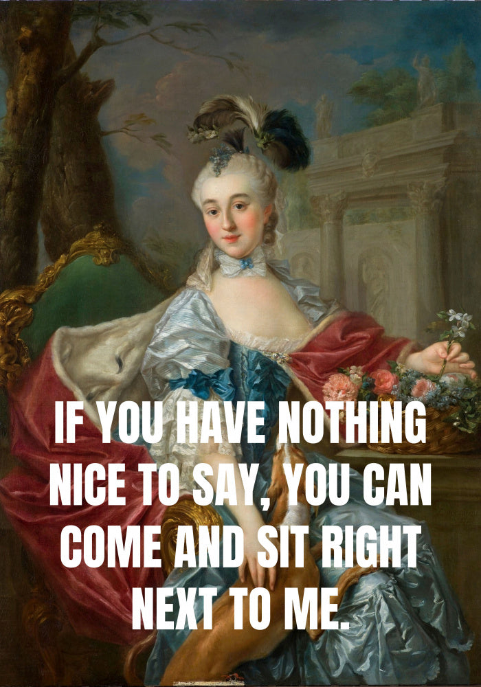 Sassy Lady Portrait Quote | Canvas