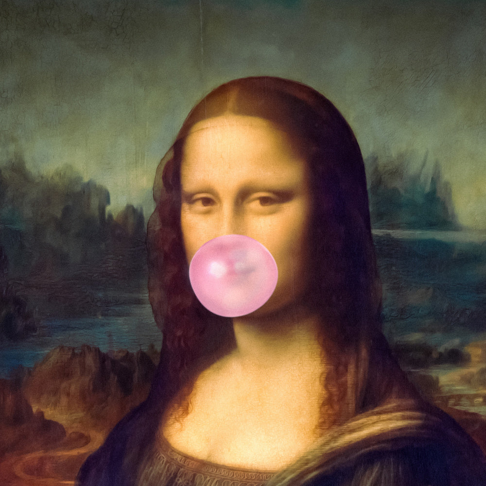 Mona Lisa Bubble Gum | Poster