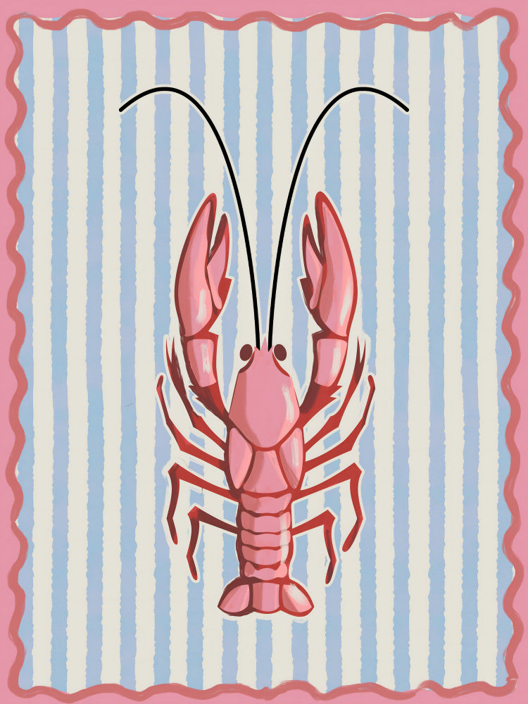 Coastal Pink Lobster | Poster
