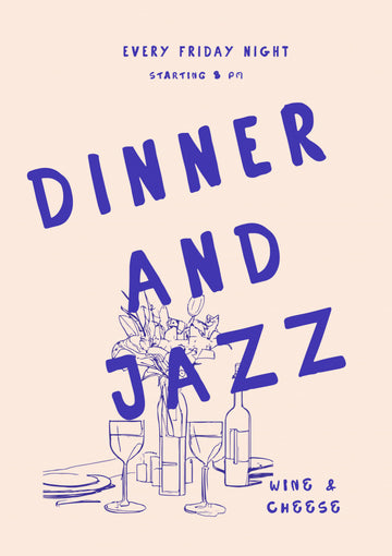 Jazz Night Feast | Poster
