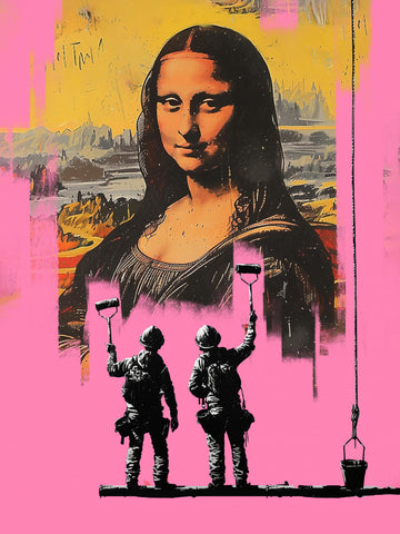 Pink Monalisa | Canvas