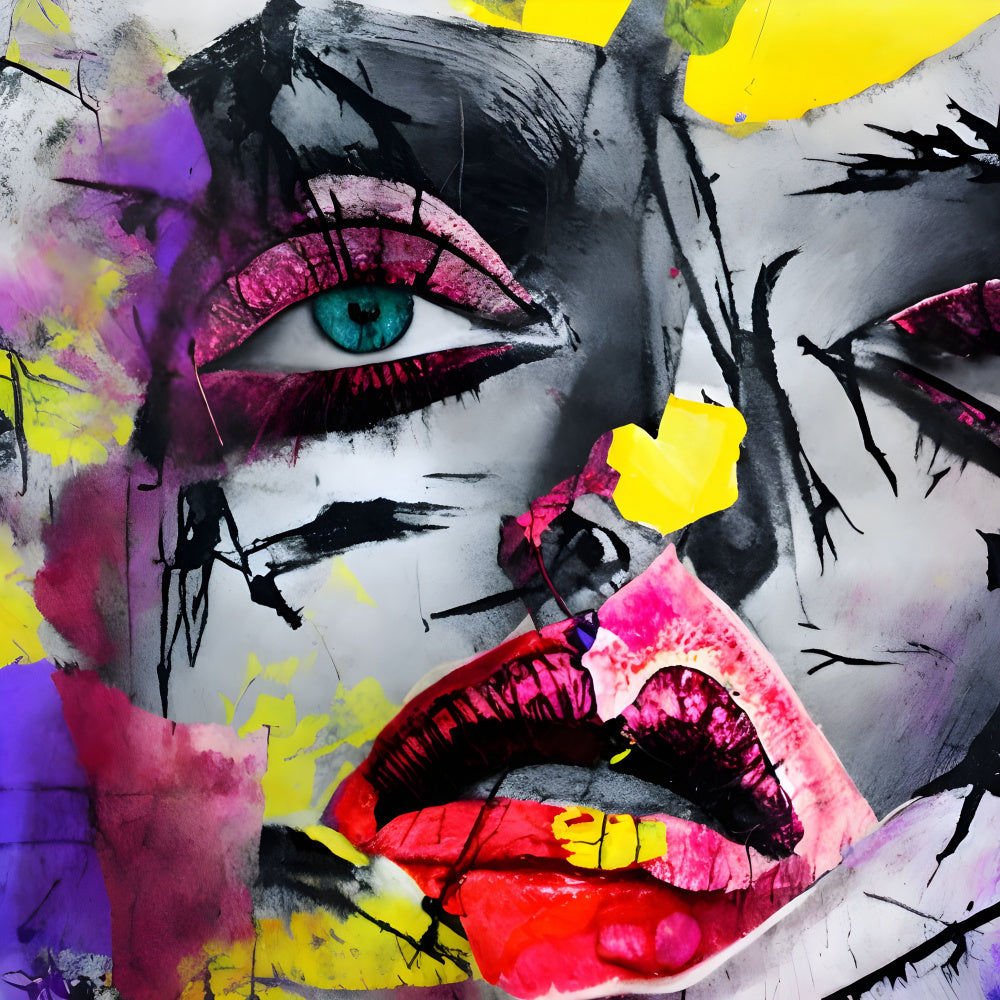 Vibrant Pop Art Woman | Poster