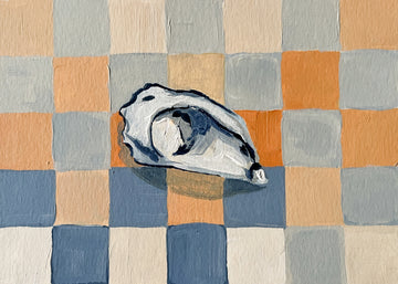 Oyster Shell Checkers | Poster